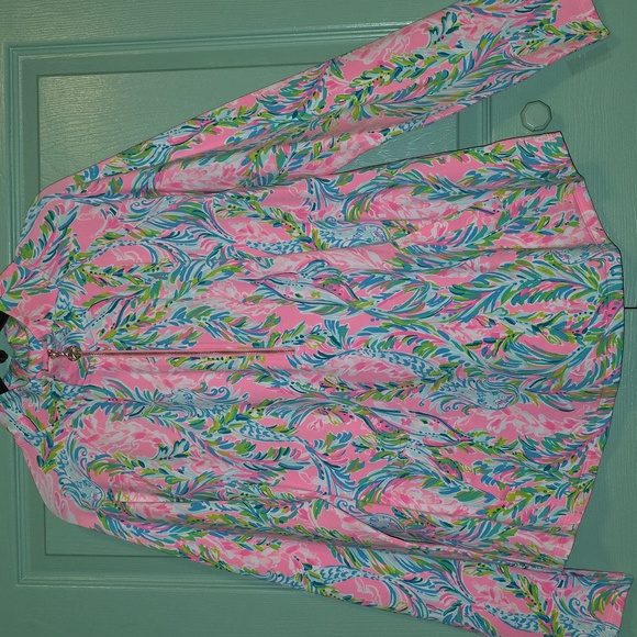 Lilly Pulitzer Skipper Popover (SIZE XL) NWOT SPF 50 Unicorn Of The Sea - Picture 5 of 11